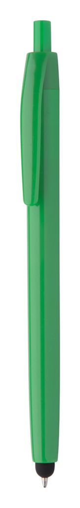 Ручка-стилус шариковая  Leopard, цвет зеленый
