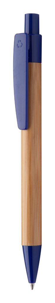 Ручка шариковая бамбуковая Colothic, цвет синий