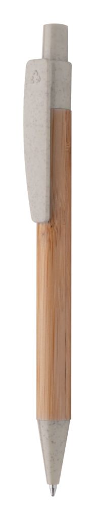 Ручка шариковая  бамбуковая  Boothic, цвет бежевый