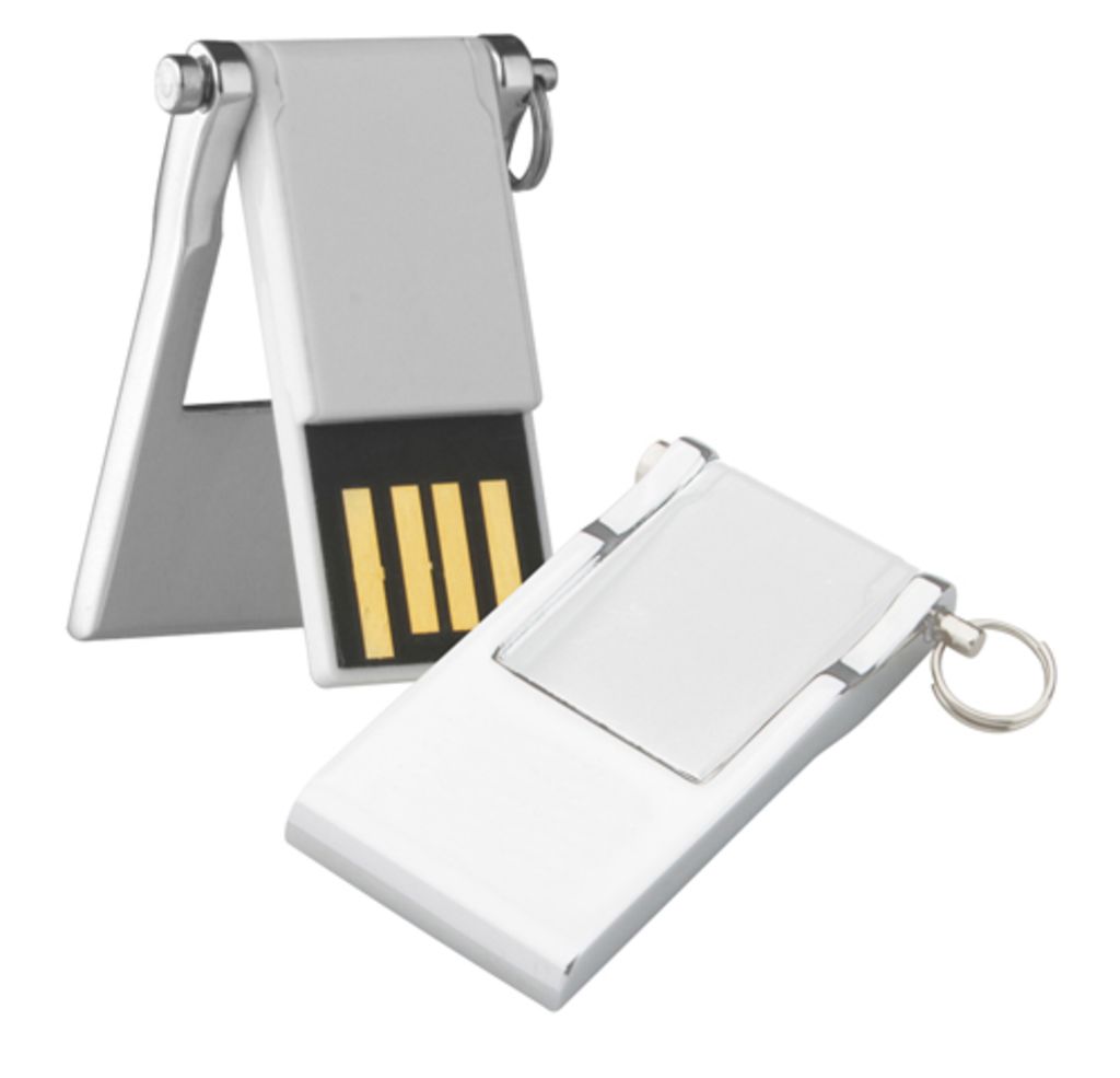 Накопичувач-USB Techic, колір білий