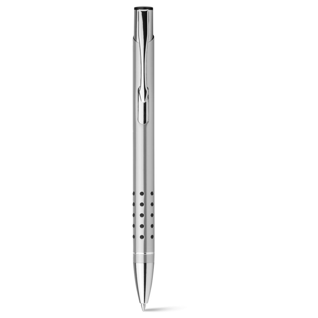 Шариковая ручка, цвет сатин серебро