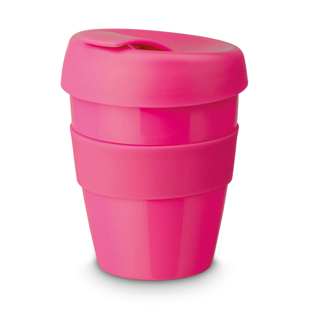 Чашка для подорожі, колір рожевий