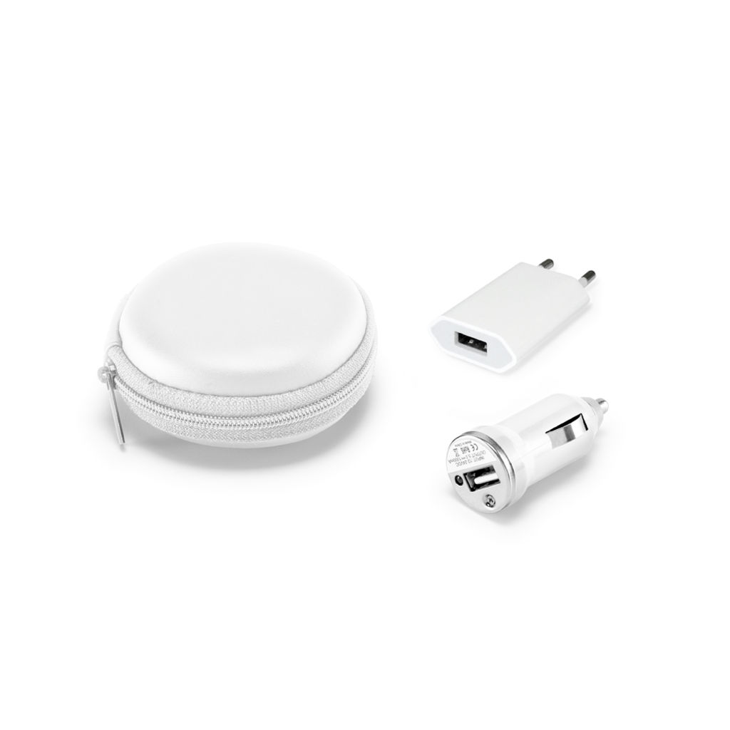 Набір USB-адаптерів, колір білий