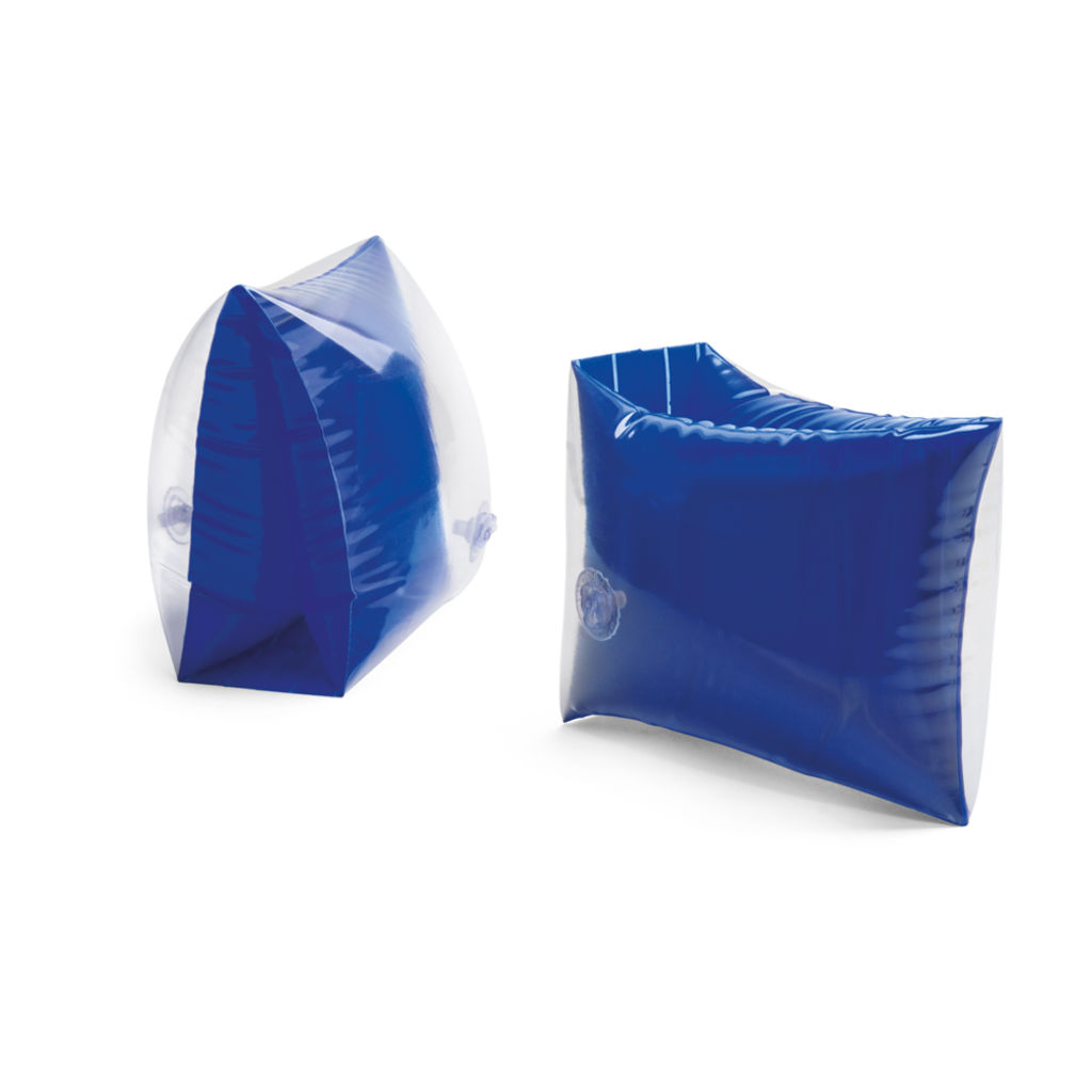 Надувные повязки. PVC темно-прозрачный, цвет синий