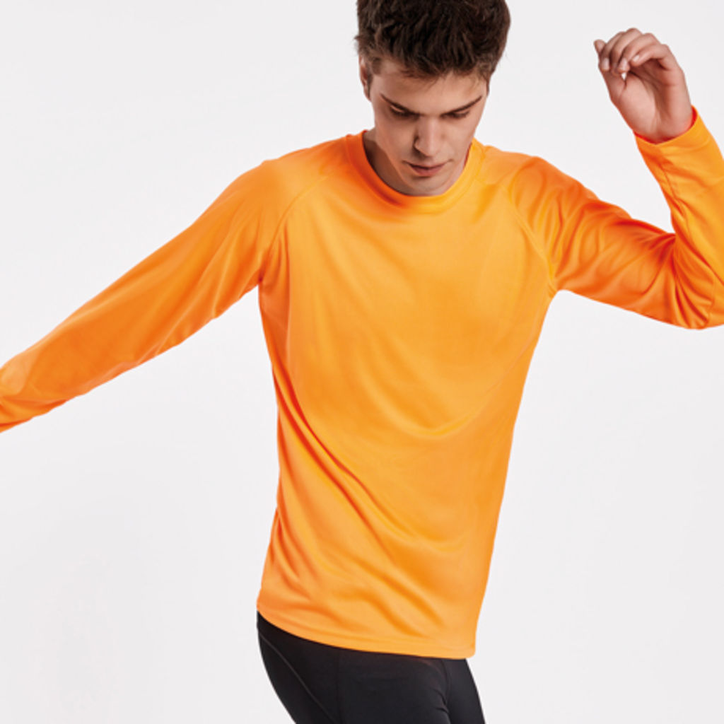MONTECARLO L/S Футболка технічна з довгим рукавом, колір білий  розмір XL - CA04150401- Фото №2