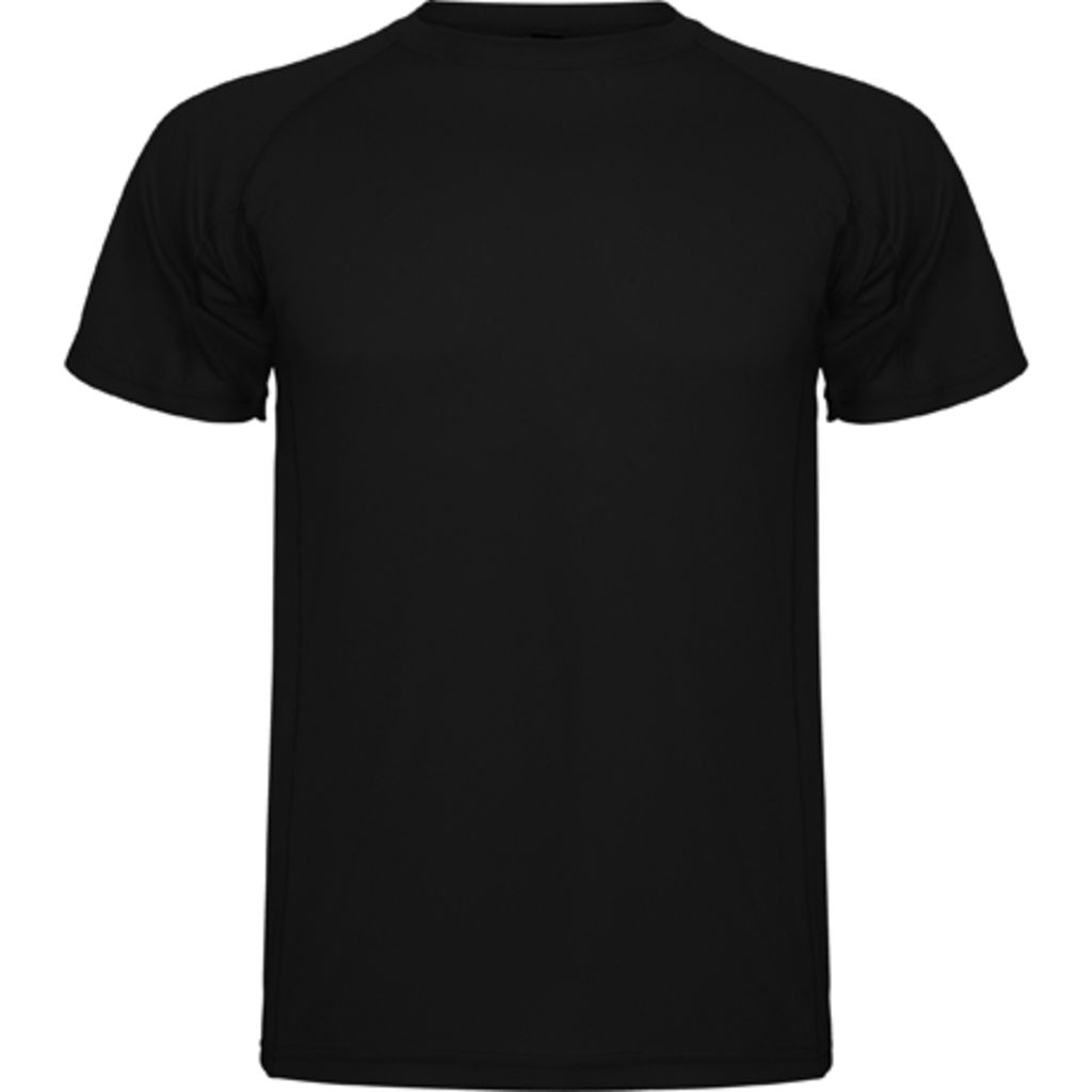 MONTECARLO Технічна футболка з коротким рукавом, колір чорний  розмір S
