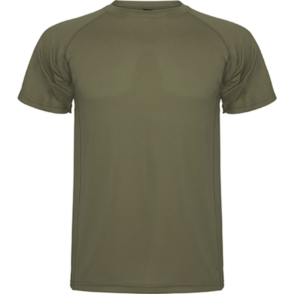 MONTECARLO Технічна футболка з коротким рукавом, колір армійський зелений  розмір S
