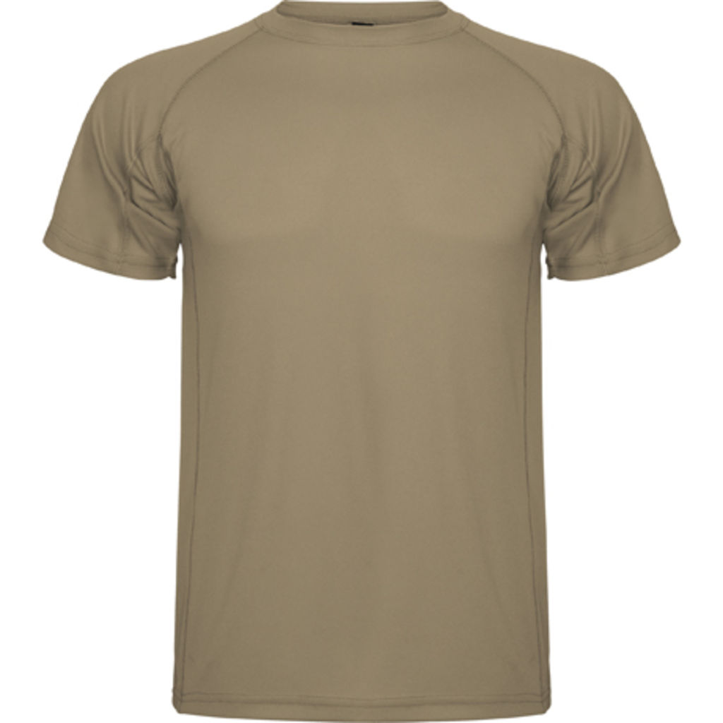 MONTECARLO Технічна футболка з коротким рукавом, колір темно-пісочний  розмір S