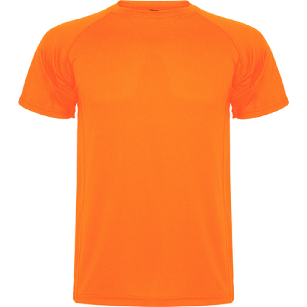 MONTECARLO Футболка для занятий спортом, цвет оранжевый флюорисцентный  размер S