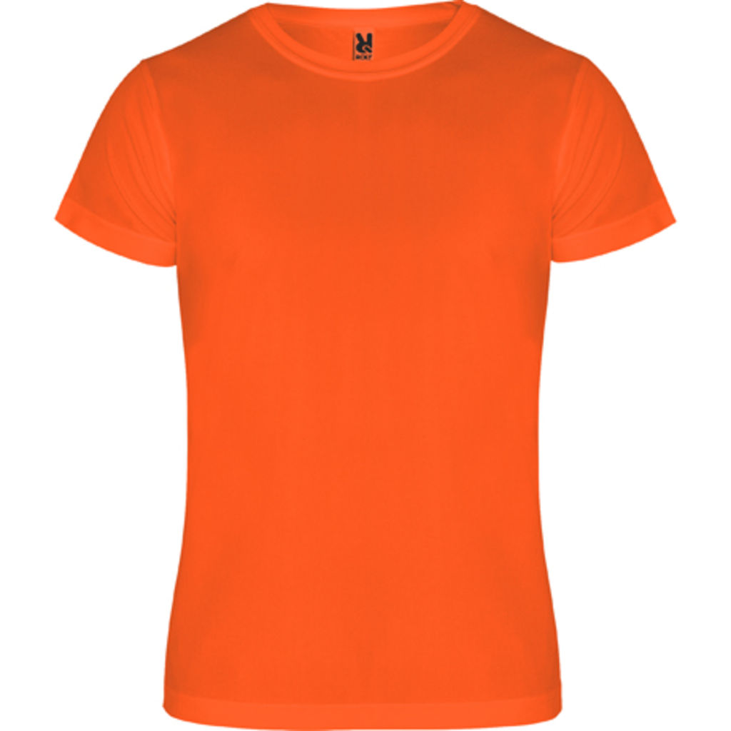 CAMIMERA Спортивная футболка с коротким рукавом, цвет оранжевый флюорисцентный  размер S