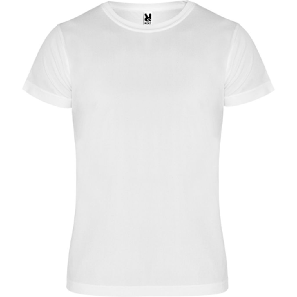 CAMIMERA Спортивная футболка с коротким рукавом, цвет белый  размер M