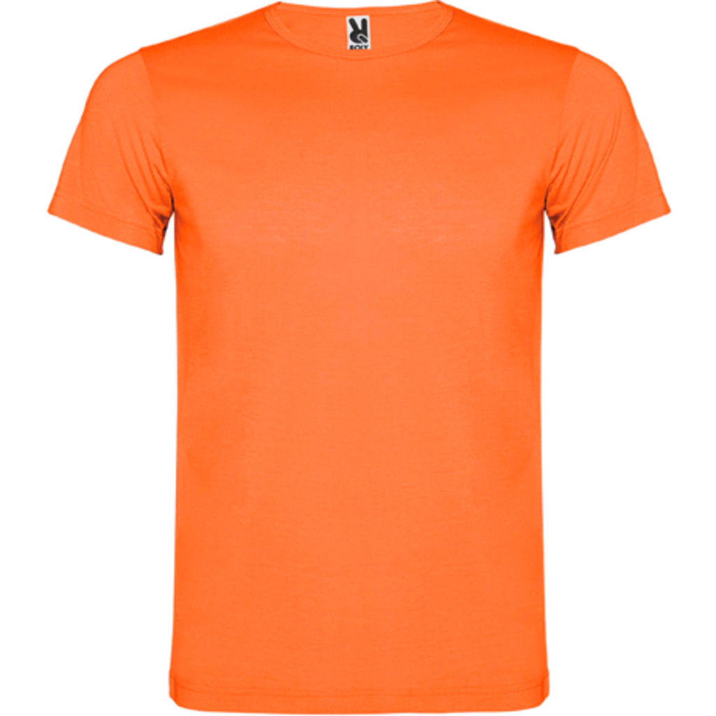 AKITA Футболка с коротким рукавом с флуоресцентными цветами, цвет оранжевый флюорисцентный  размер S
