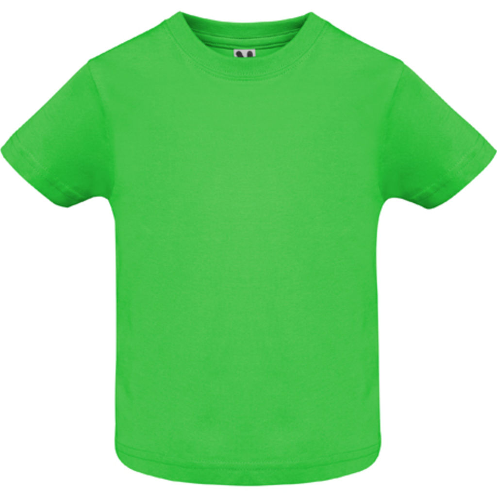 BABY Футболка дитяча з коротким рукавом, колір світло-зелений  розмір 6 MESES