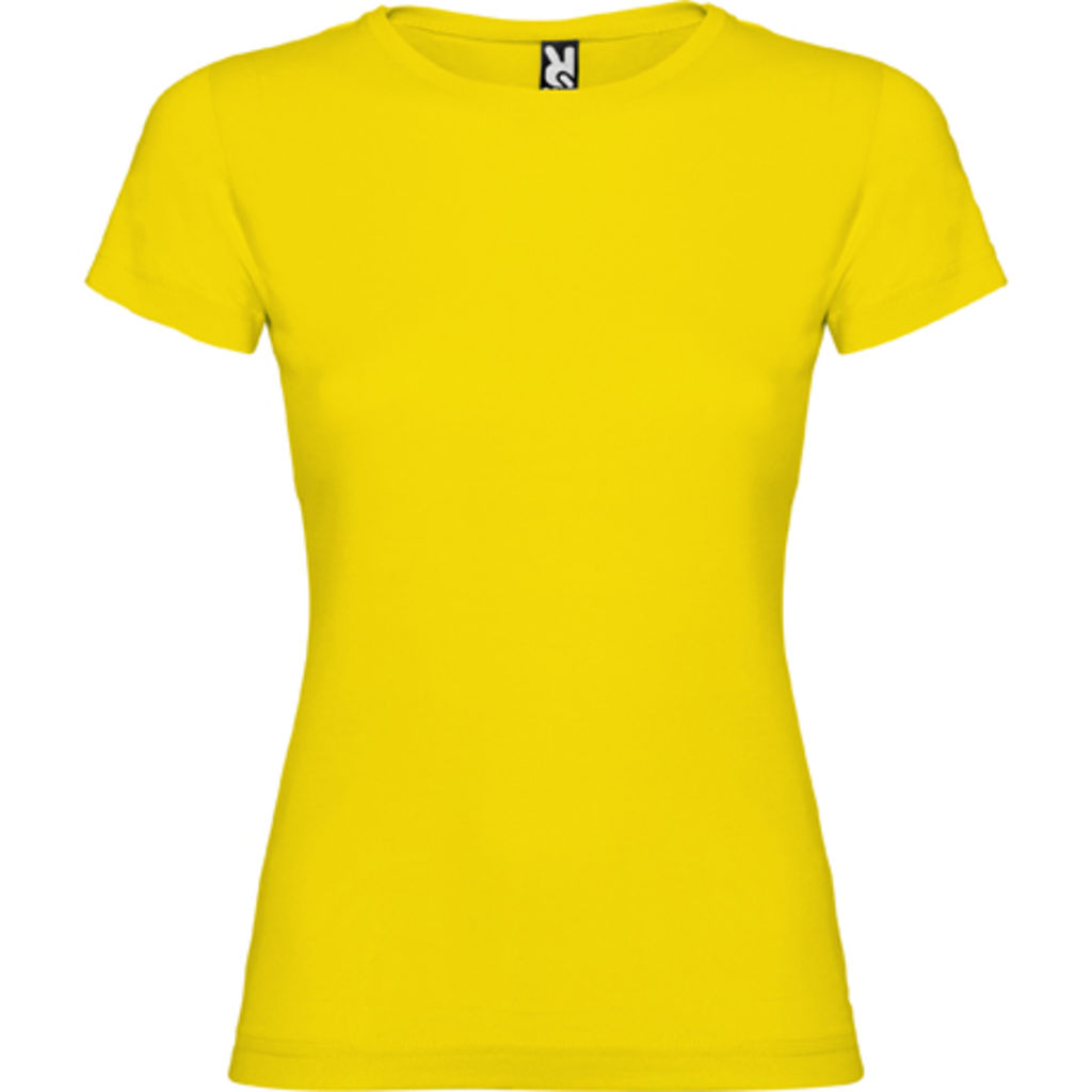 JAMAICA Приталенная футболка с круглым вырезом, цвет желтый  размер S