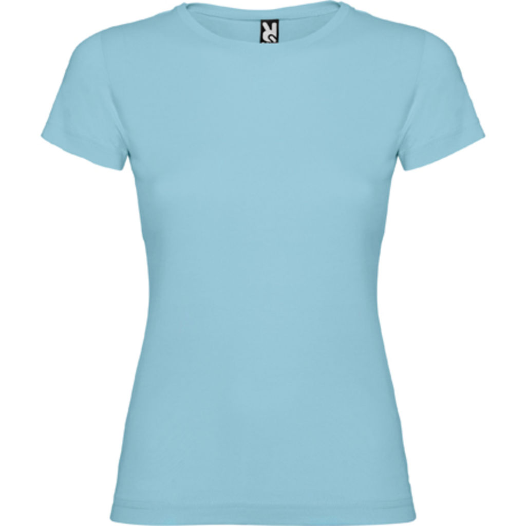 JAMAICA Приталенная футболка с круглым вырезом, цвет небесно-голубой  размер S