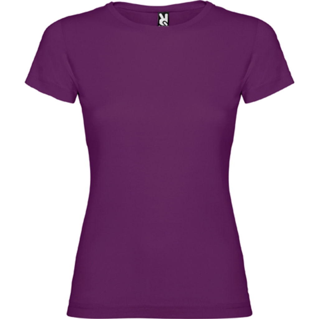 JAMAICA Приталенная футболка с круглым вырезом, цвет пурпурный  размер S