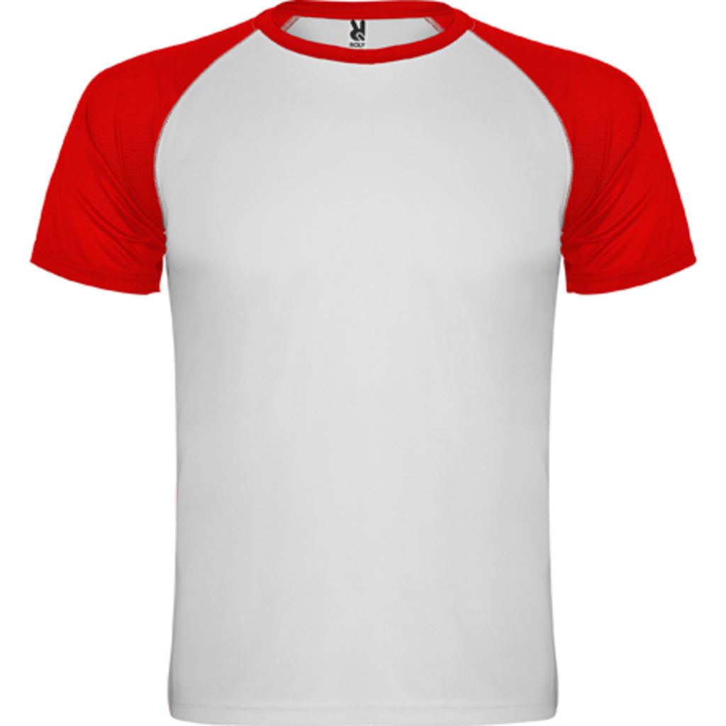 INDIANAPOLIS Спортивна футболка з коротким рукавом, колір білий, червоний  розмір S