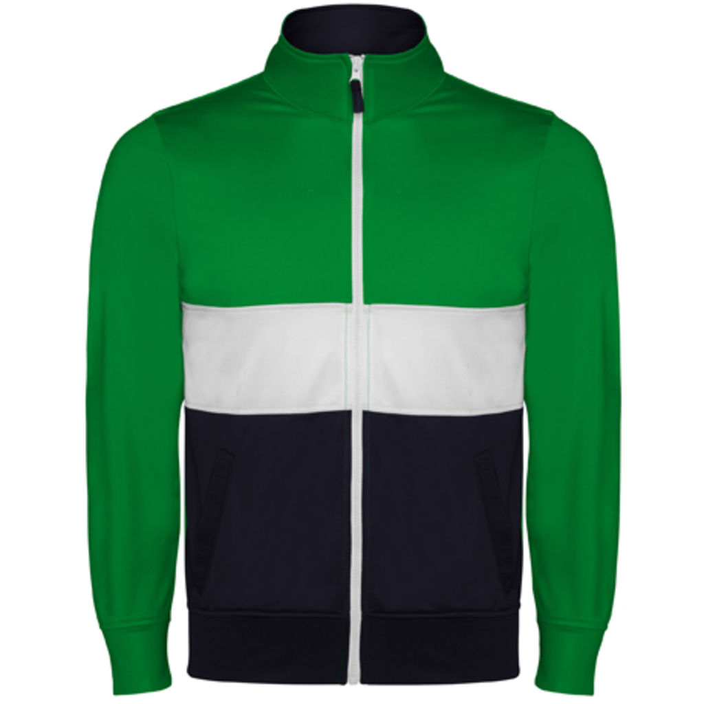 ATHENAS Спортивный мужской костюм, цвет тропический зеленый, светоотражающий  размер S
