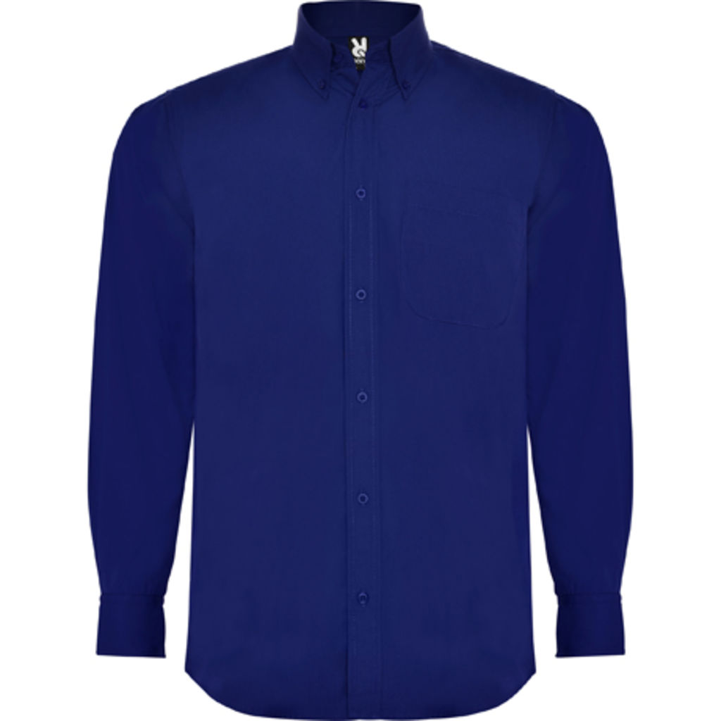 AIFOS L/S Сорочка чоловіча з довгим рукавом та кишенею, колір небесно-блакитний  розмір XL