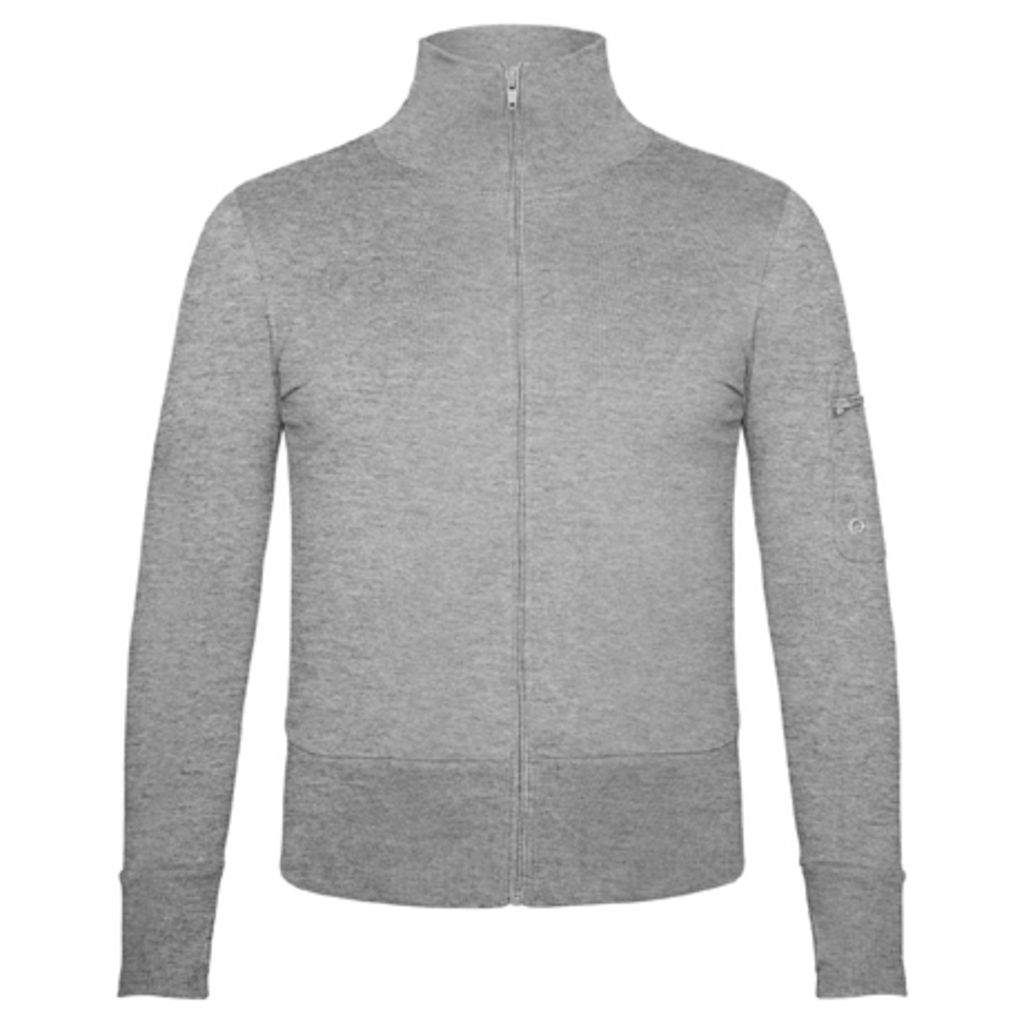 PELVOUX Куртка с высоким воротником и с застежкой молнией, цвет серый  размер L