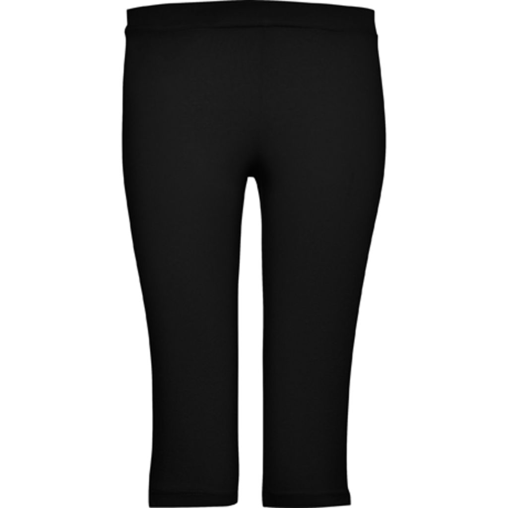 CARLA Жіночі спортивні легінси на пів-ноги з боковим розрізом та еластичним поясом, колір чорний  розмір S