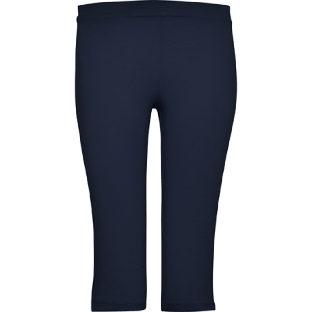 CARLA Жіночі спортивні легінси на пів-ноги з боковим розрізом та еластичним поясом, колір темно-синій  розмір XL