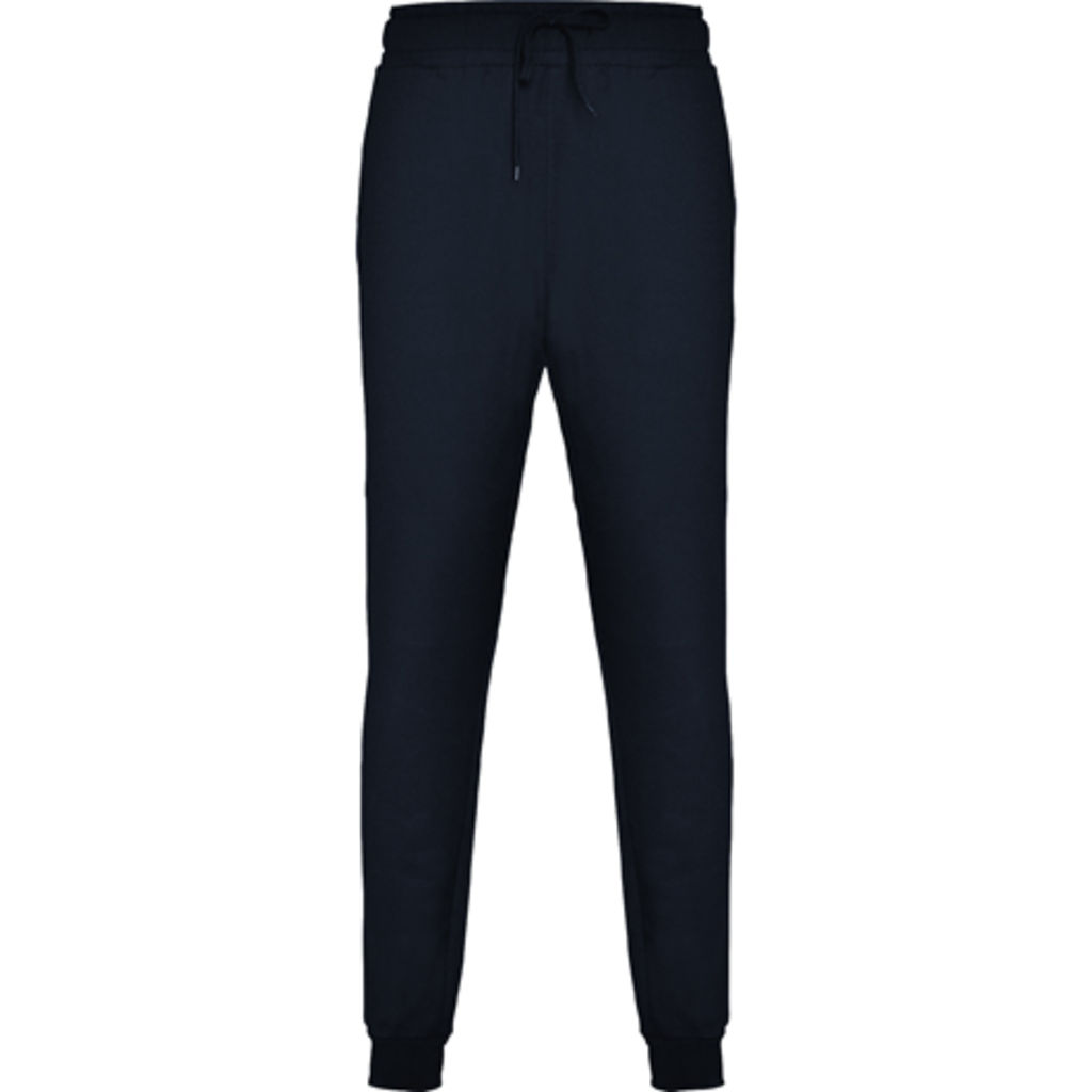 ADELPHO Довгі спортивні брюки з широким поясом з регулюючим шнурком, колір темно-синій  розмір S