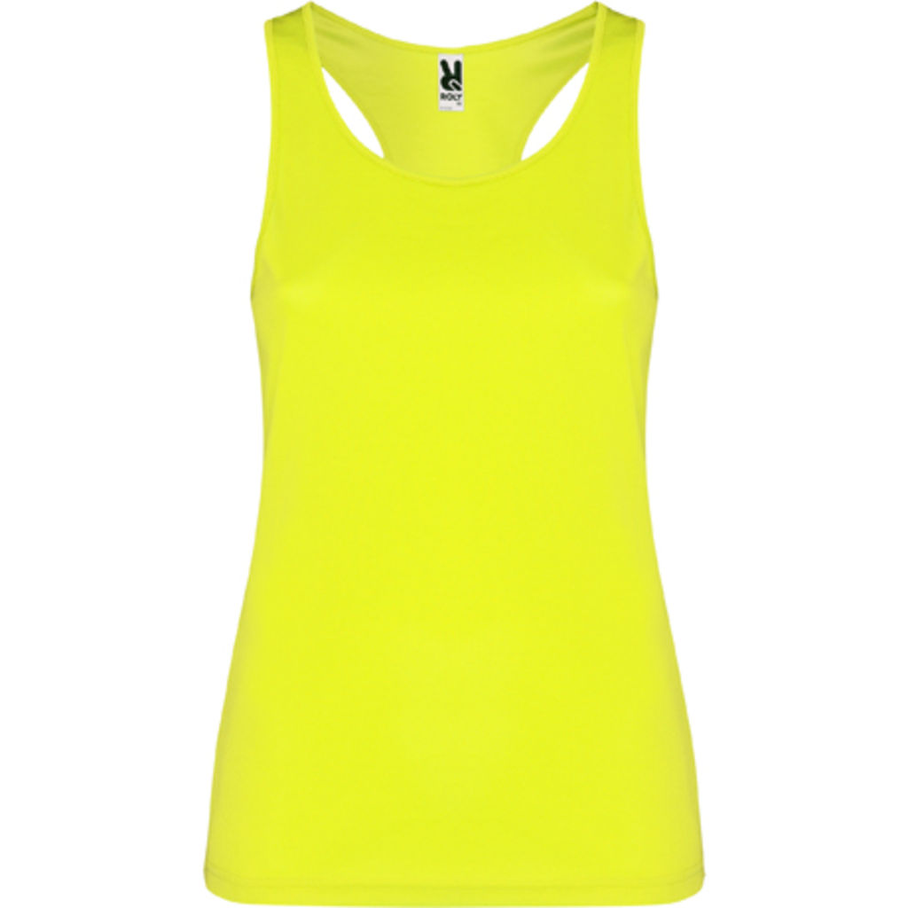 SHURA Технічна футболка з спеціально обробленою проймою, колір жовтий флюорісцентний  розмір S