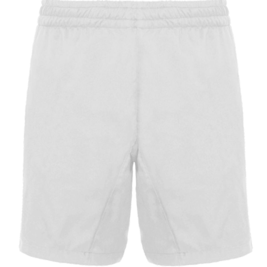 ANDY Короткие спортивные штаны с карманами по бокам, цвет белый  размер S