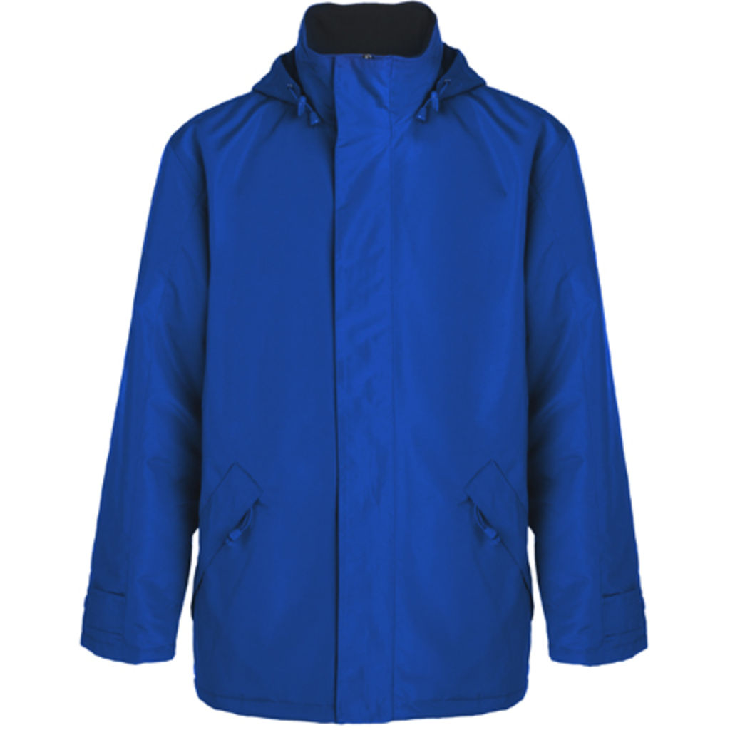 EUROPA Куртка с высоким воротником и молнией того же цвета, цвет королевский синий  размер S
