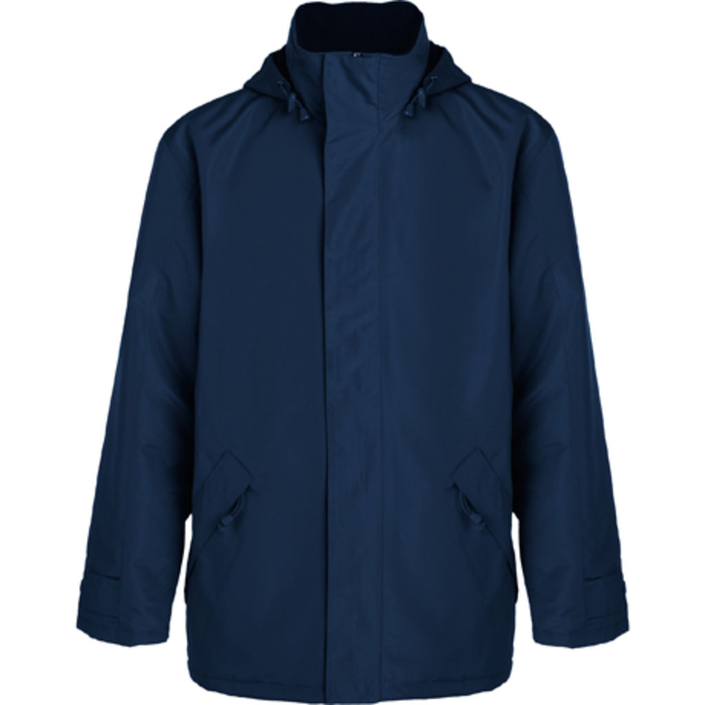 EUROPA Куртка с высоким воротником и молнией того же цвета, цвет темно-синий  размер S