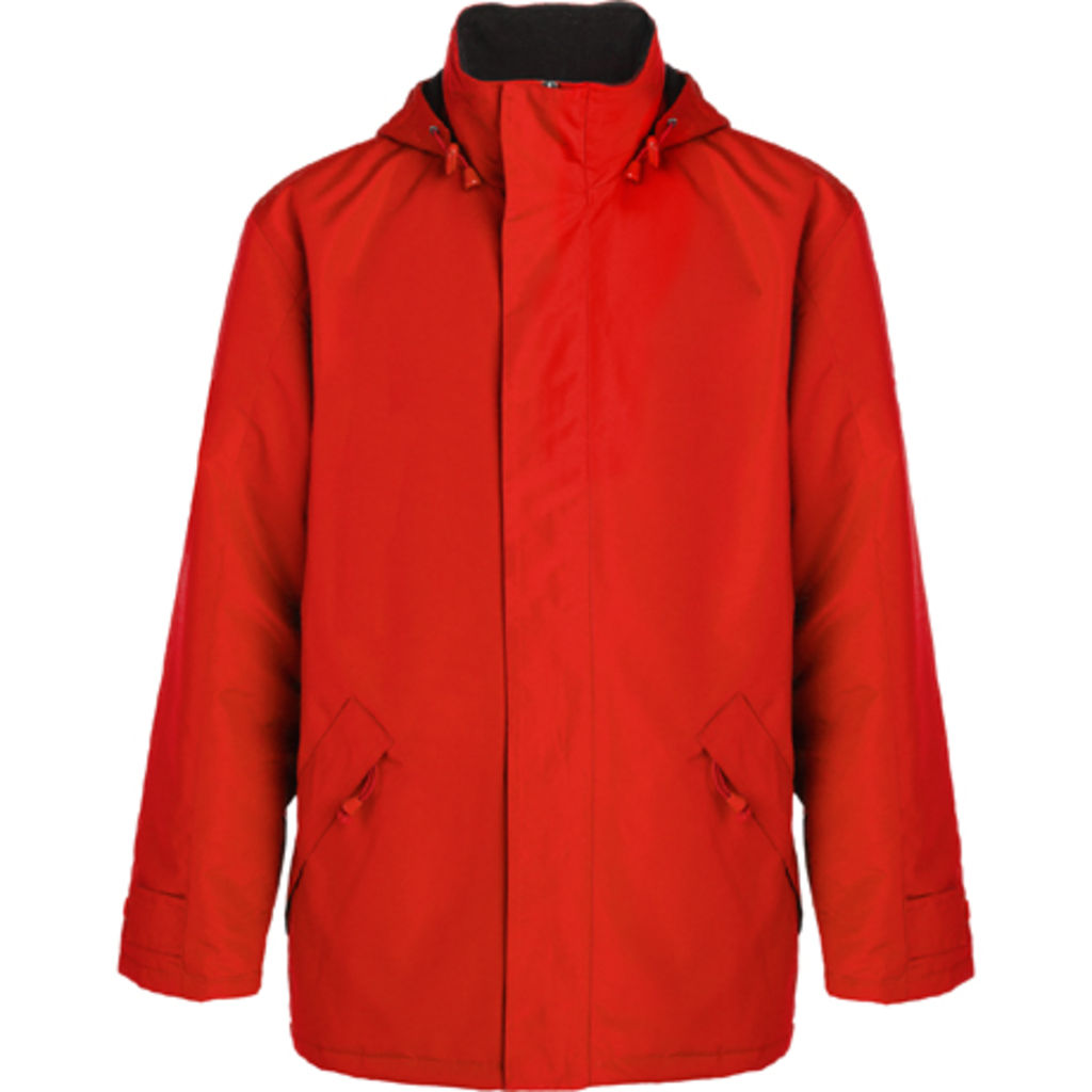 EUROPA Куртка с высоким воротником и молнией того же цвета, цвет красный  размер S
