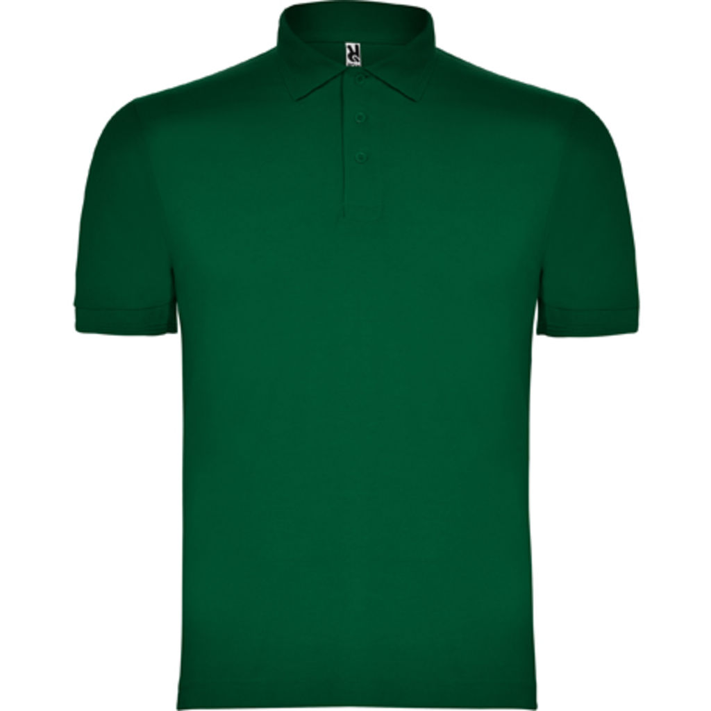 PEGASO Сорочка-поло з коротким рукавом, колір зелений пляшковий  розмір S