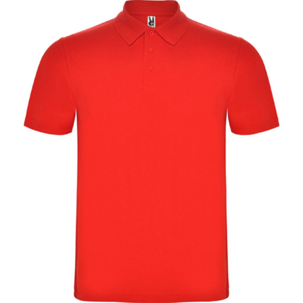 AUSTRAL Сорочка-поло з коротким рукавом, колір червоний  розмір S
