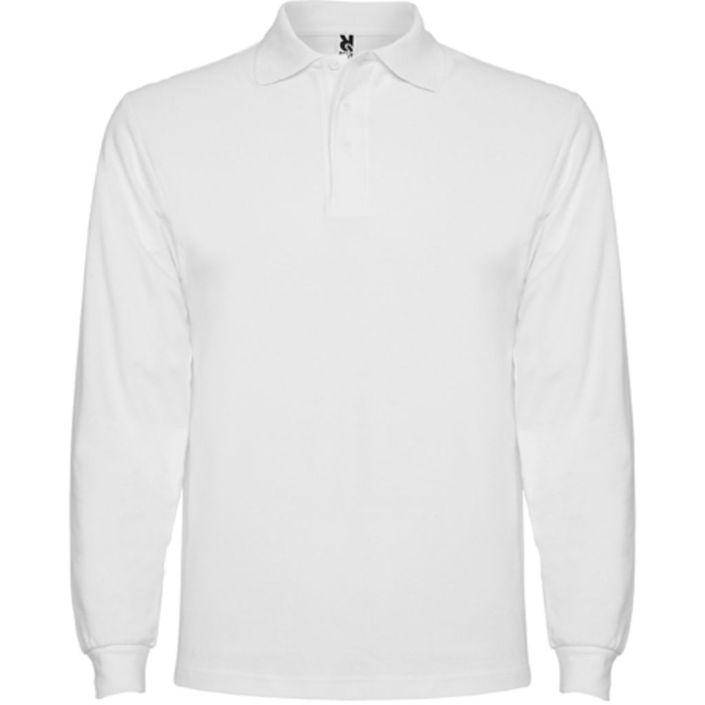 ESTRELLA L/S Сорочка-поло з довгим рукавом, колір білий  розмір S