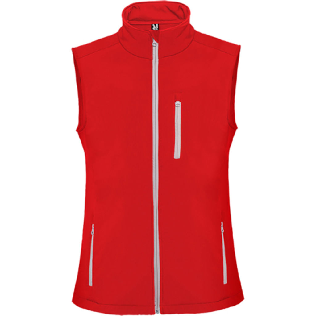 NEVADA Двошаровий софт-шел жилет, колір червоний  розмір XL
