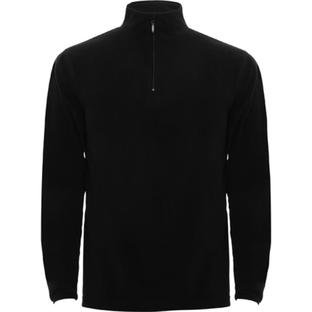 HIMALAYA Флісова куртка із застібкою-блискавкою на комірі та захистом підборіддя, колір чорний  розмір XL