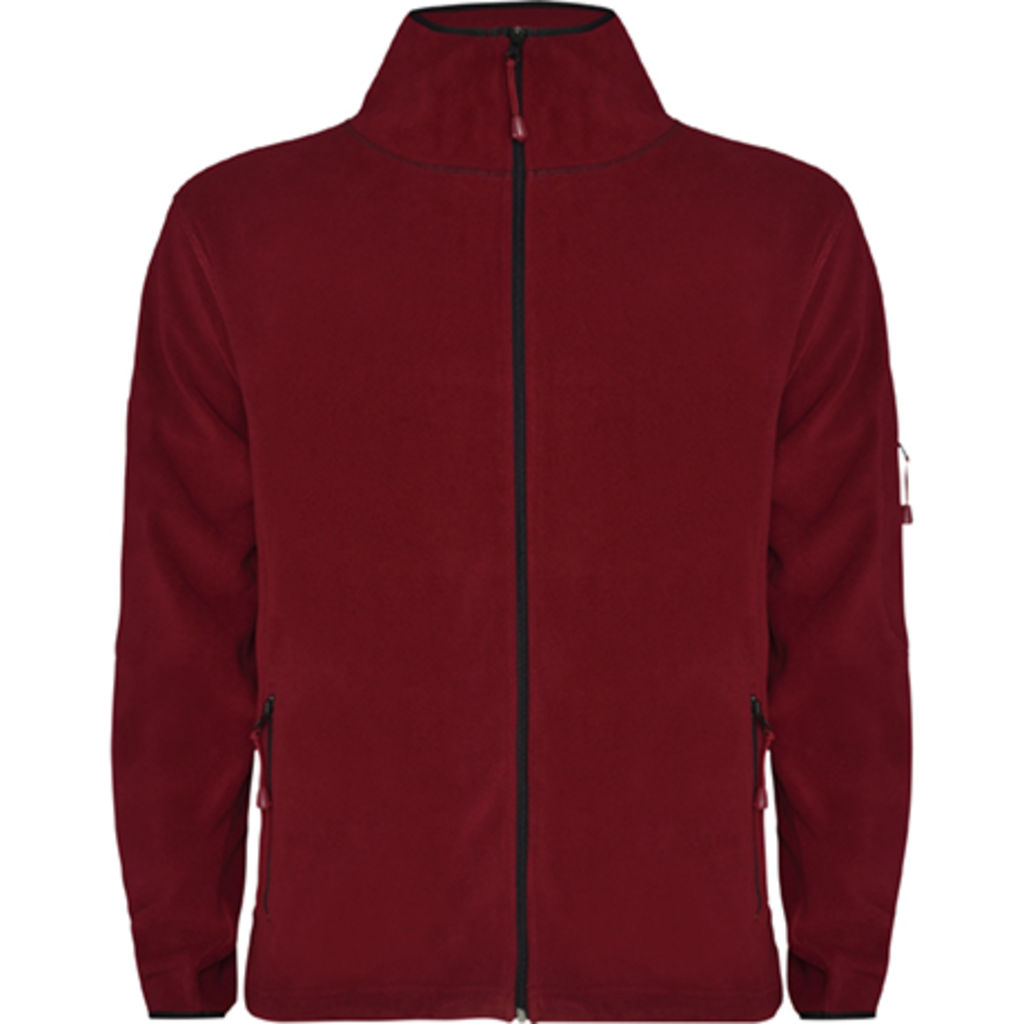 LUCIANE Флісова куртка для спорту на відкритому повітрі, колір гранатовий  розмір 3XL