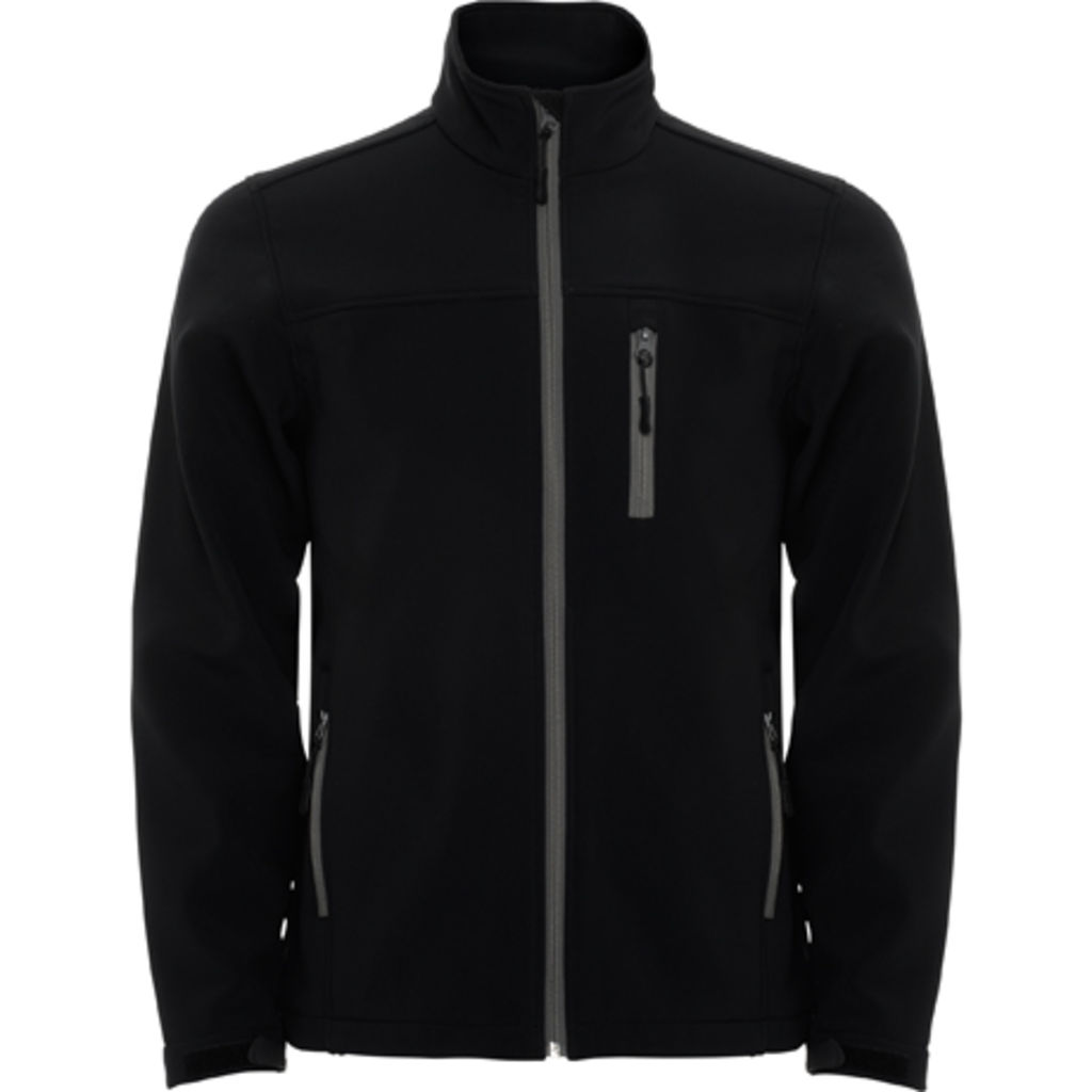 ANTARTIDA Двошарова куртка софт-шелл, колір чорний  розмір S