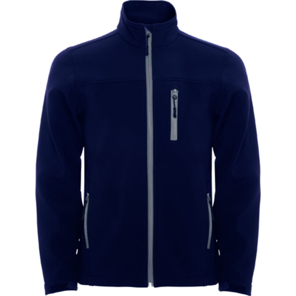 ANTARTIDA Двошарова куртка софт-шелл, колір темно-синій  розмір S
