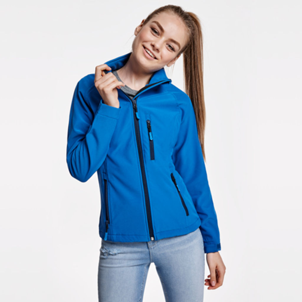 ANTARTIDA WOMAN Двошарова куртка софт-шелл, колір чорний  розмір S - SS64330102- Фото №2