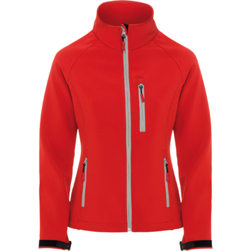ANTARTIDA WOMAN Удобная мягкая куртка, цвет красный  размер 2XL