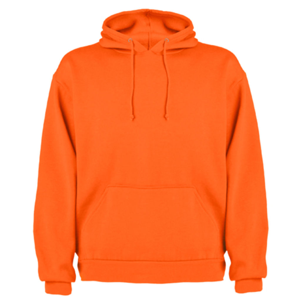 CAPUCHA Толстовка з капюшоном з кишенею типу кенгуру, колір оранжевий  розмір L
