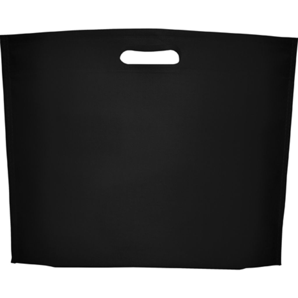 OCEAN Сумка из спанбонда с донной складкой, цвет черный  размер 40x30x10
