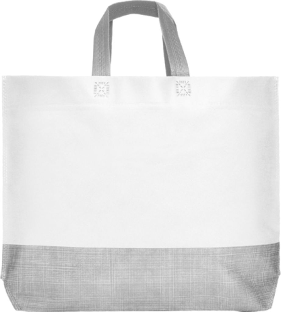 VALLEY Термозахисна сумка з шестикутною складкою в основі, колір білий, світло-сірий  розмір 44x30x10