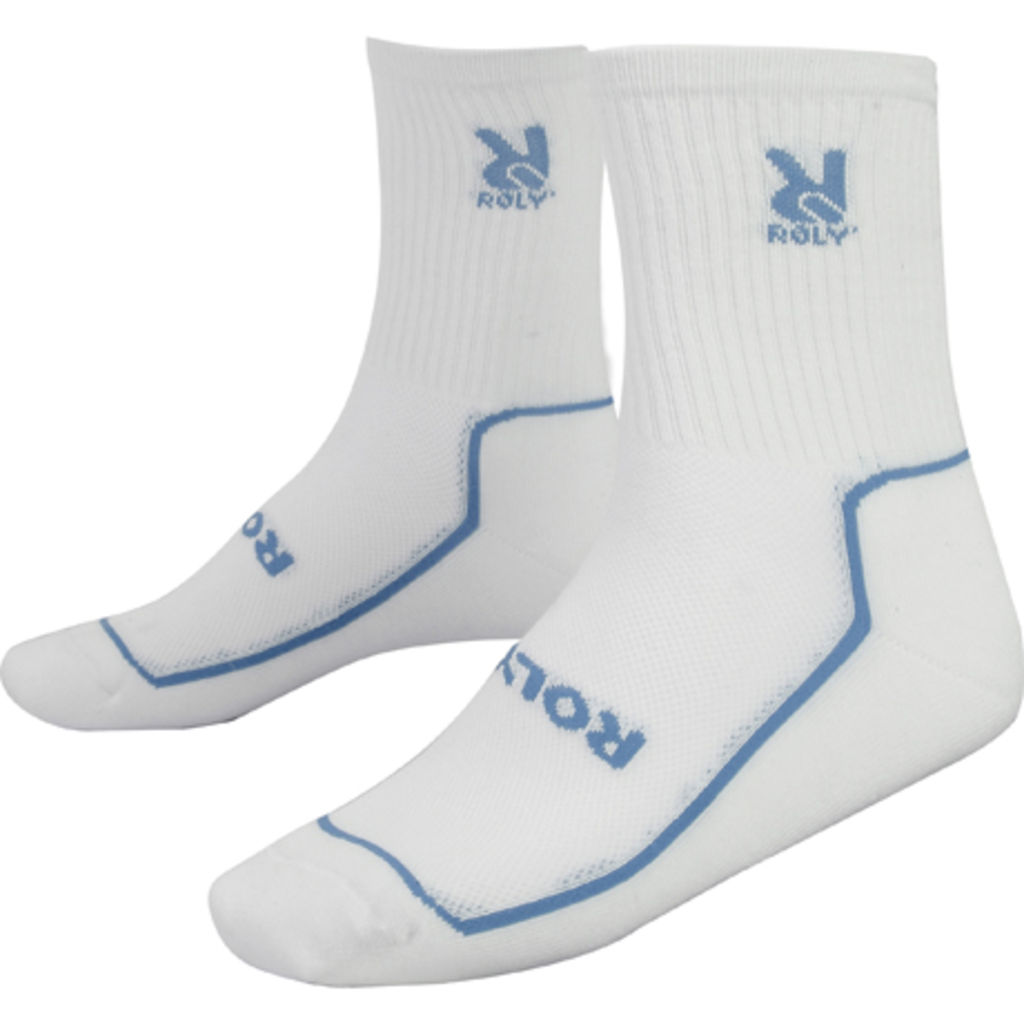 ABDEL Удобные носки из дышащего материала, цвет белый, небесно-голубой  размер 1 YEAR