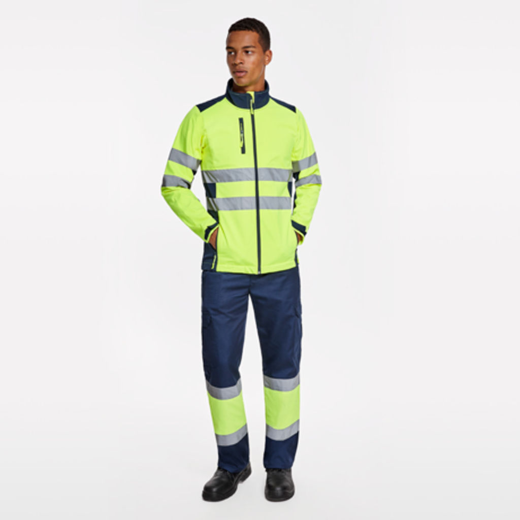 ANTARES Kуртка Soft Shell високою видимості, колір світловідбиваючий, жовтий флюорісцентний  розмір 4XL - HV93030755221- Фото №2