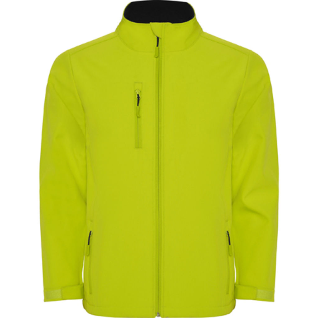 NEBRASKA Флисовая куртка двухслойная, цвет лайм  размер S