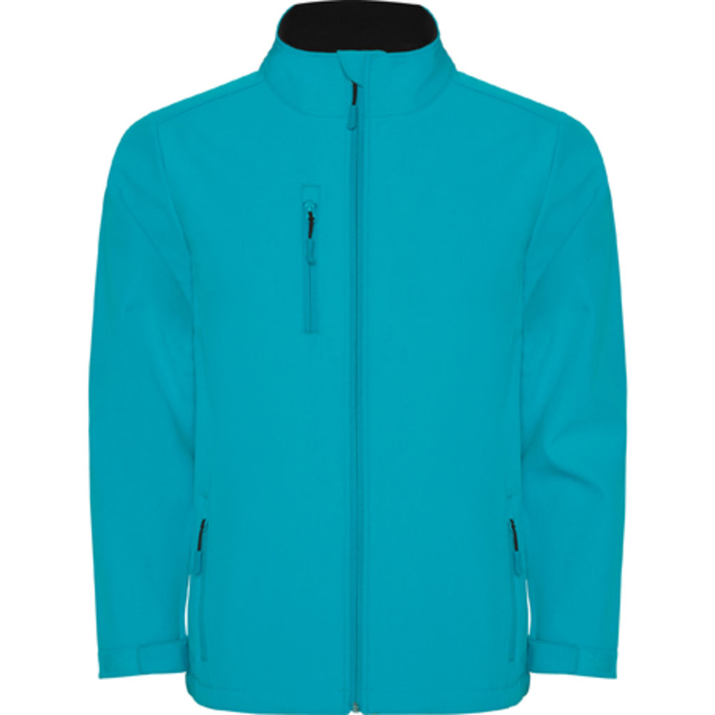NEBRASKA Флисовая куртка двухслойная, цвет аква  размер S