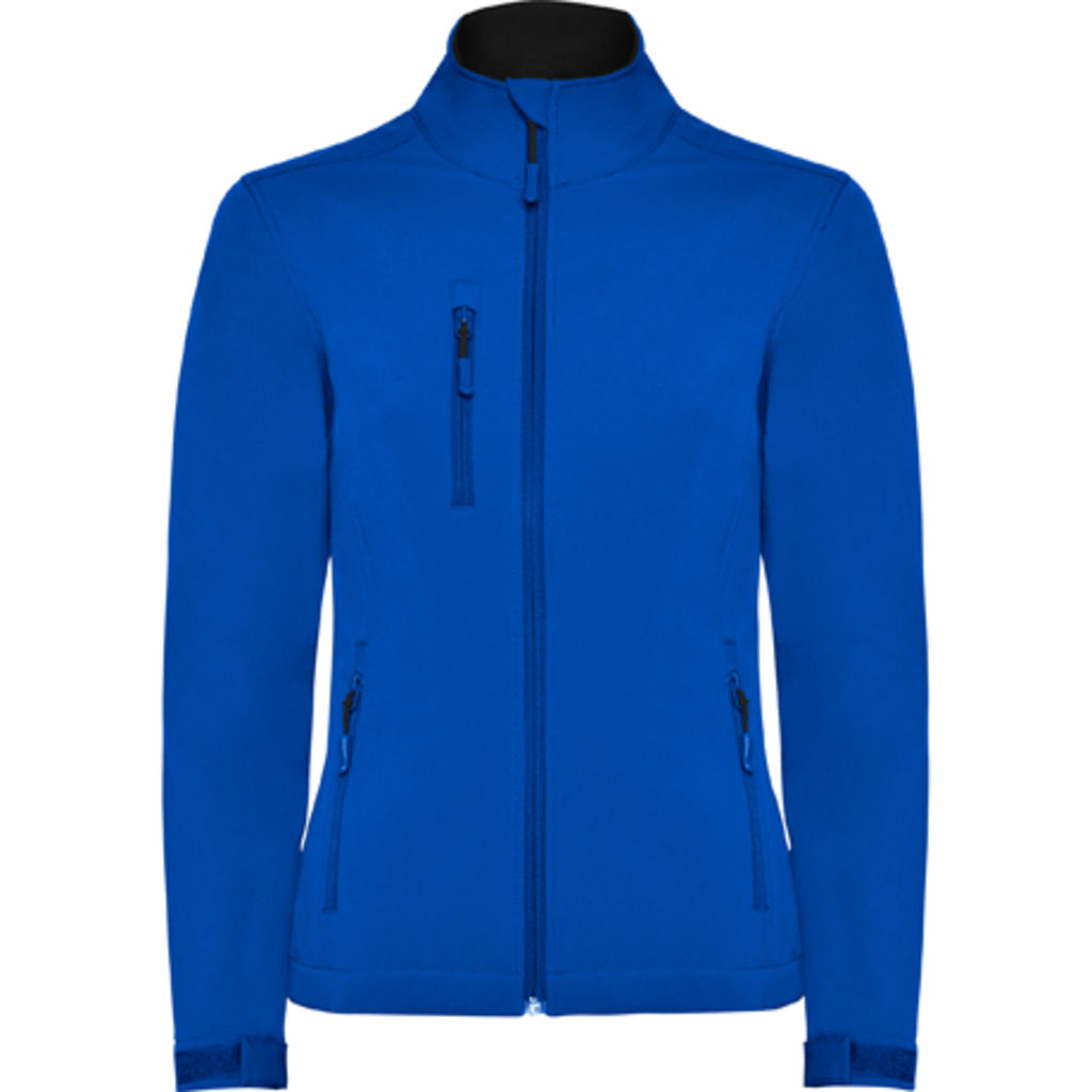 NEBRASKA WOMAN Флисовая куртка двухслойная, цвет королевский синий  размер S